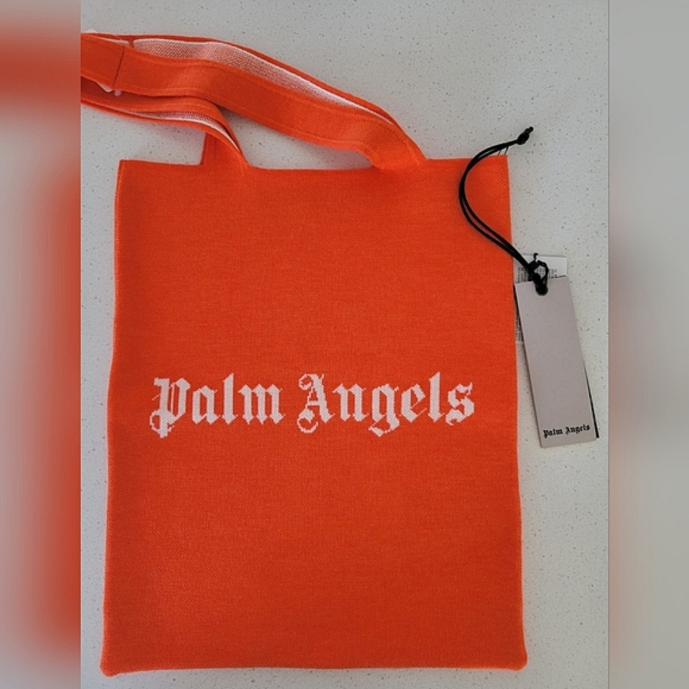 Palm Angels knit shopper bag